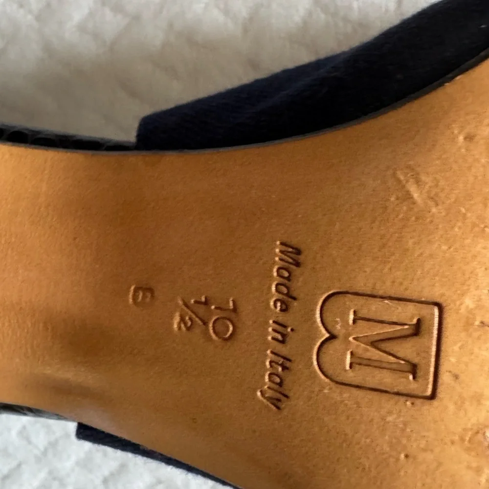 Bruno Magli Women's Navy Heels Size 10.5 B - Picture 5 of 6